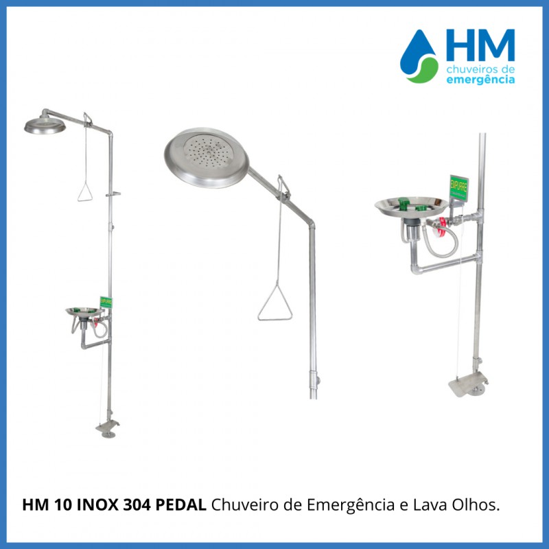 Chuveiro lava olhos
