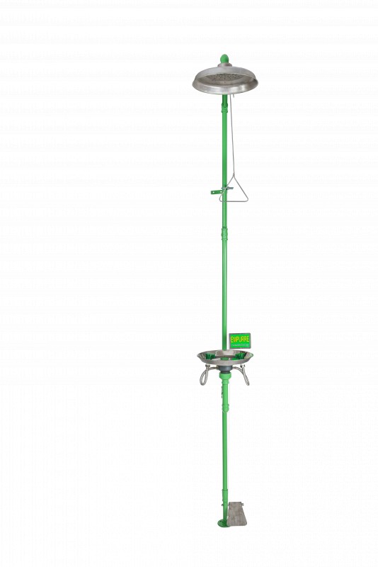 Equipamento de segurança lava olhos